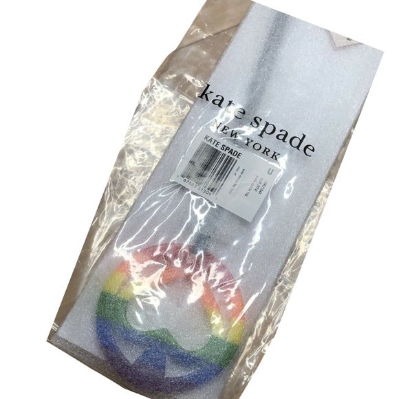 NWT kate spade Limited Edition Rainbow Spade Tag - Picture 6 of 9